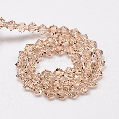 Имитация австрийского хрусталя 5301 биконус GLAA-S026-13-1