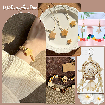 150 шт деревянные бусины&nbsp;WOOD-PH0003-38-1