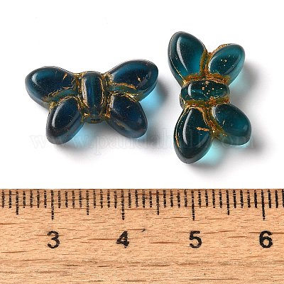 Прозрачные бусины лэмпворк LAMP-P065-02A-11-1