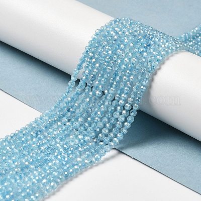 Бусины из кубического циркония ZIRC-C006-01B-08-1