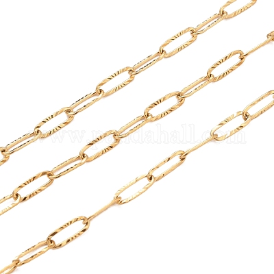 3.28 фут текстурированные цепочки из скрепок из нержавеющей стали 304 X-CHS-I009-01G-1