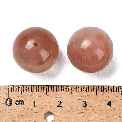 Сферические бусины из натурального золотистого шелка и нефрита Синьцзяна G-G290-01B-1