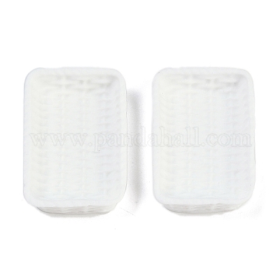 Кабошоны из смолы из ротанговой корзины RESI-Q014-07F-1