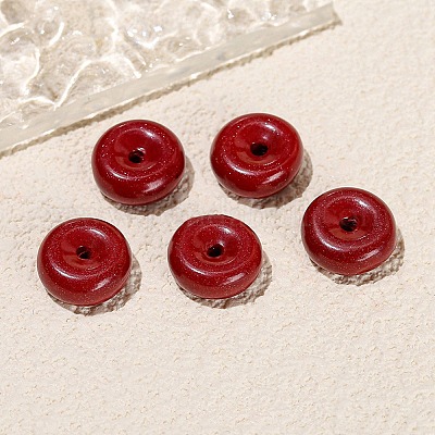 Handmade Zinnober Perlen&nbsp;PW-WG37009-07-1
