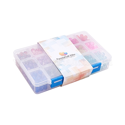 Строковые прозрачные стеклянные бусины GLAD-PH0001-02-1