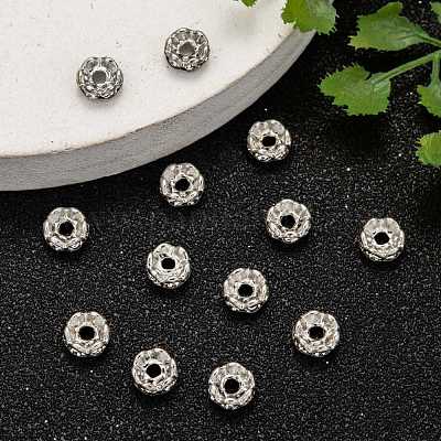 Латунные бусины-разделители из хрусталя класса А RB-A006-6MM-N-1