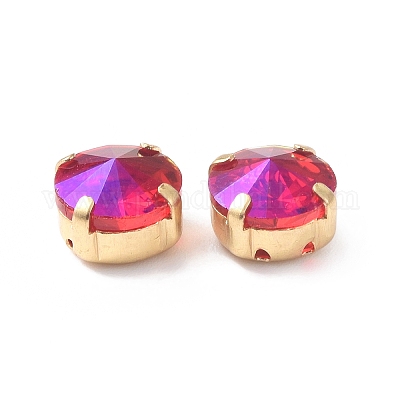 Эффект лунного света плоский круглый шить на стразах RGLA-G018-01A-03-1