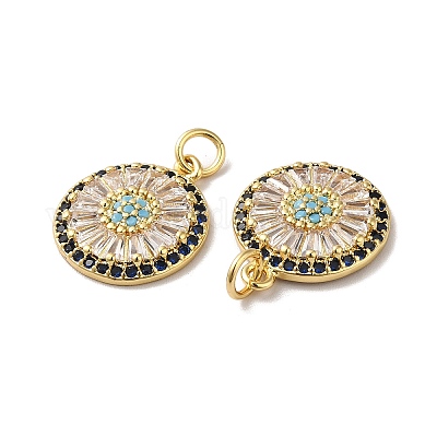 Стойки обшивки латунь микро проложить Циркон подвеску KK-F853-22G-1