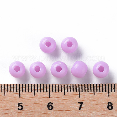 Непрозрачные акриловые бусины X-MACR-S370-C6mm-A03-1