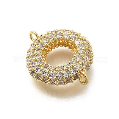 Латунные микро-паве кубические цирконии буквы соединения KK-I717-04O-1