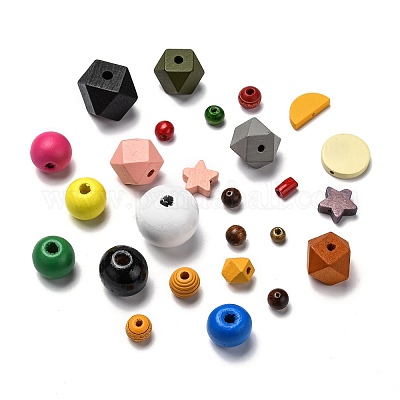 Деревянные бусины&nbsp;WOOD-XCP0001-02-1