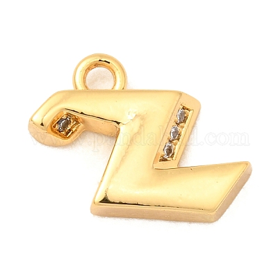 Латунные микро проложить кубического циркония подвески KK-C117-12G-Z-1