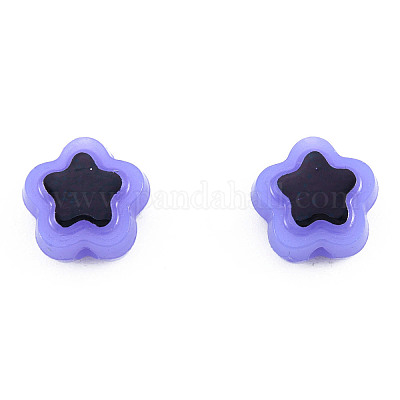 Покрытие непрозрачных акриловых бусин OACR-N136-01G-1