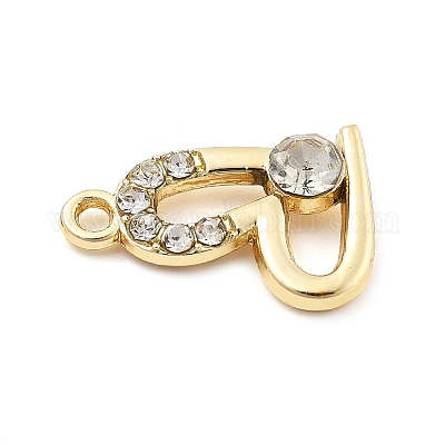 Подвески из сплава и страза FIND-U026-07G-1