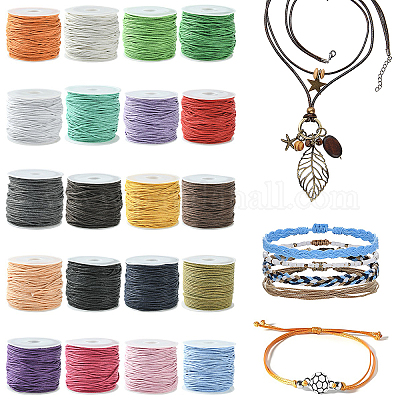 23м вощеных хлопковых шнуров&nbsp;YC-YW0001-10B-1