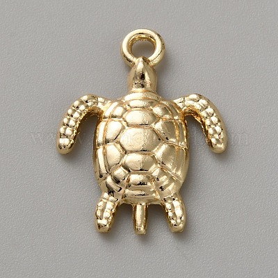 Настоящие 14k позолоченные латунные подвески FIND-WH0170-54I-1