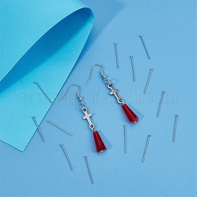 1500 шт. штифты с плоской головкой из нержавеющей стали 304 STAS-UN0049-21-1