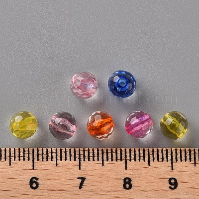 Прозрачные акриловые бусины&nbsp;TACR-S154-11A-1