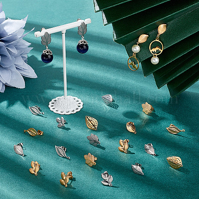 40 шт. 10 шт. фурнитура для сережек-гвоздиков из нержавеющей стали 304 STAS-MA0001-03-1