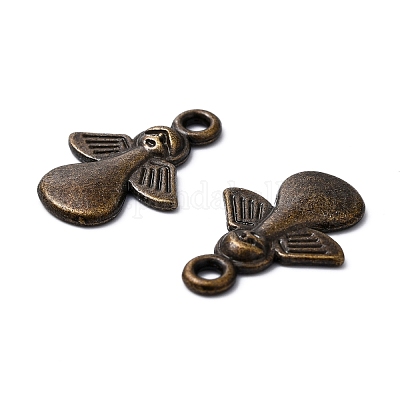 Тибетский стиль ангел сплава подвески TIBEP-A579-AB-NR-1