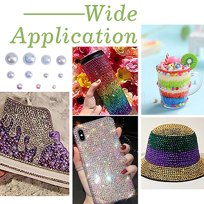 Кабошоны из смолы RESI-WH0029-14G-1