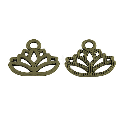 Подвески из сплава в тибетском стиле TIBEP-36884-AB-NR-1