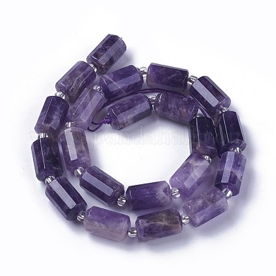 Chapelets de perles en améthyste naturelle&nbsp;G-F595-J03-1