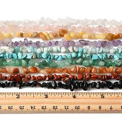 10 нитка 10 стиля натуральные и синтетические смешанные нитки из драгоценных камней G-FS0005-89-1