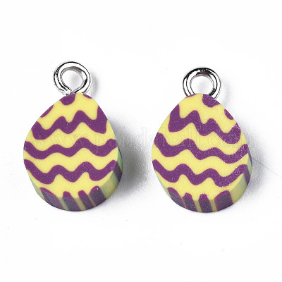 Подвески из полимерной глины ручной работы CLAY-S096-018-1