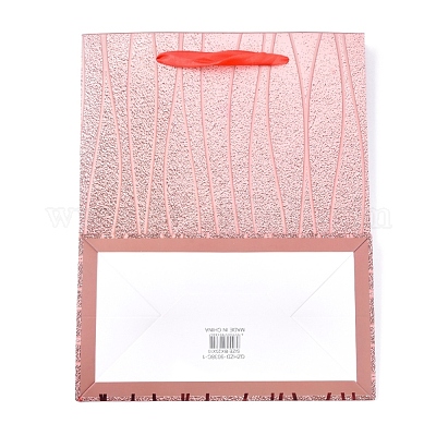 Односторонние бумажные пакеты для горячего тиснения CARB-WH0009-06F-1