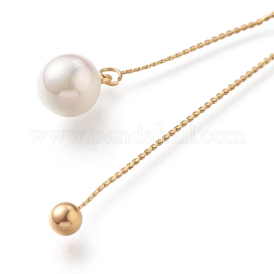 Асимметричные серьги из нержавеющей стали 304 EJEW-O098-04G-1