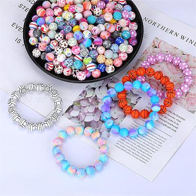 Round Silicone Focal Beads Bulk Silicone Beads Bulk Craft Beads Jewelry