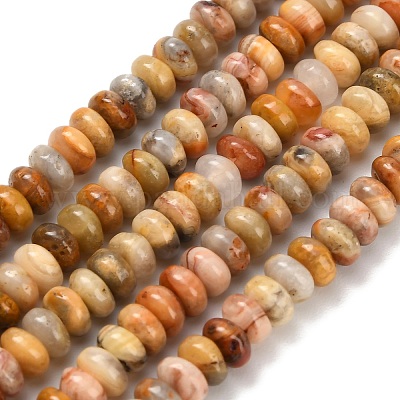Природные сумасшедший агат бисер нитей G-Z110-B34-2x4mm-1