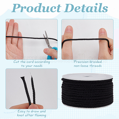 1 рулон 10 м нейлонового круглого шнура&nbsp;OCOR-BC0007-59A-1