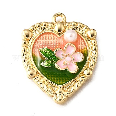 Подвески из эмали и сплава ENAM-K076-12B-02-1