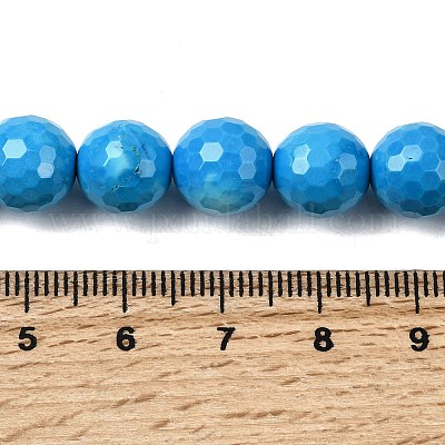 Бусины из натурального магнезита&nbsp;G-P598-E-10mm-02-1