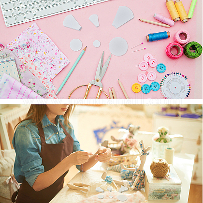 アクセサリー作り用 ペーパーキルティングテンプレート 英語の紙継ぎ Diyパッチワークミシンクラフト 花 ホワイト 6bags セット を購入 Selected Pandahall Com Jp