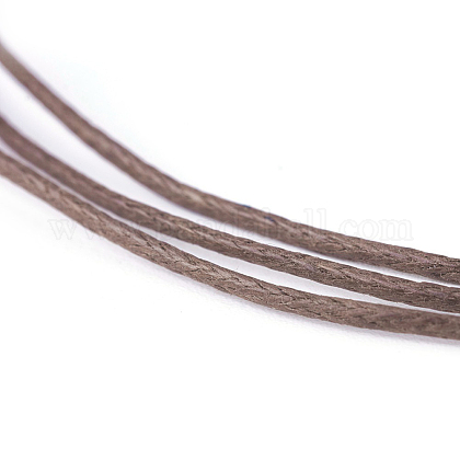 木綿糸ワックスコード  サドルブラウン  1mm  約100ヤード/ロール（300フィート/ロール） YC-R003-1.0mm-299-1