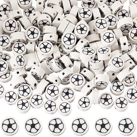 5 нить бусин ручной работы из полимерной глины CLAY-SC0002-44-1