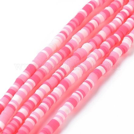 Chapelets de perle en pâte polymère manuel CLAY-R089-3mm-006-1