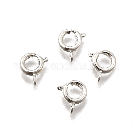 Экологически чистые латунные пружинные кольцевые застежки KK-D082-01F-S-1