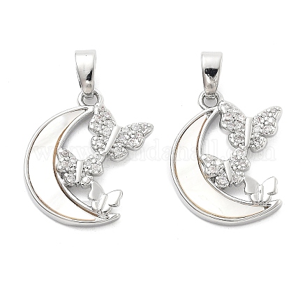 Латунные микро проложить кубического циркония подвески KK-L222-013P-1