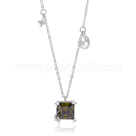 925 collier pendentif zircon en argent sterling 12 collier pendentif constellation bijoux anniversaire cadeaux d'anniversaire pour femmes hommes JN1088G-1