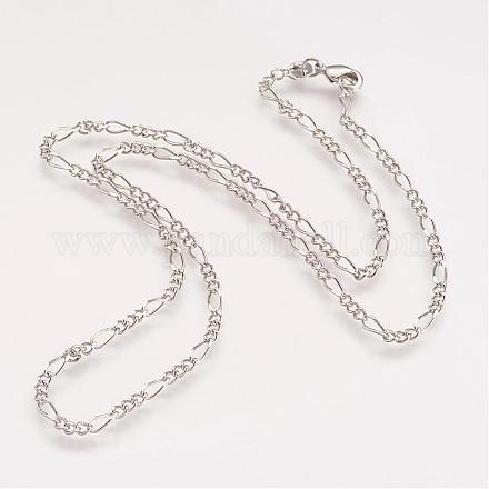 Chapelets de colliers avec chaîne en laiton MAK-F015-05P-1
