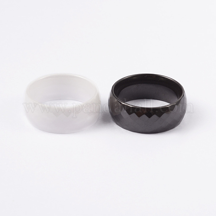 Anneaux de porcelaine de doigt RJEW-L077-02-1