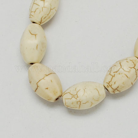 Perles de pierres gemmes TURQ-S194-14x8mm-1-1