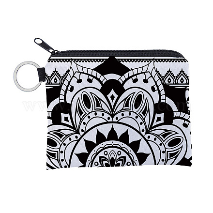 Clutch-Taschen aus Polyester mit Mandala-Blumenmuster PAAG-PW0016-03B-1