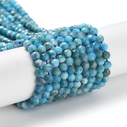 Natural Apatite Beads Strands G-J400-E01-01-1