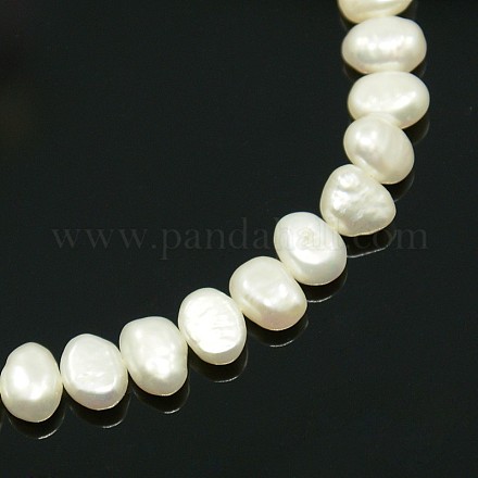 Natural Cultured Freshwater Pearl Beads Strands PEAR-N002-08-1