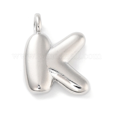 Подвески из латуни с покрытием стойки с буквами-шариками KK-C050-01P-K-1